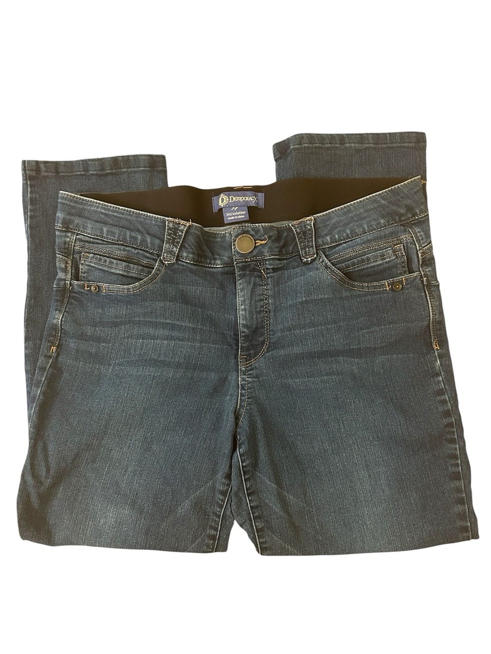 Democracy Ab Solution Women's Blue Jeans Size 14